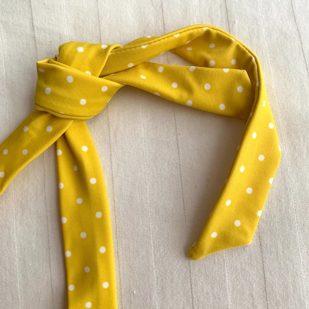 Aerie Yellow Polka Dot Bikini Top - Picture 3 of 10